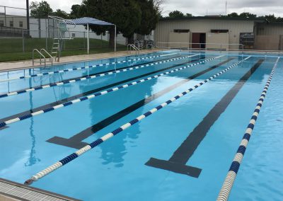 Image of the Swimming lanes at Ft. Detrick Pool
